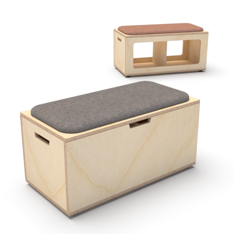 Soapbox Plywood Stools and Benches
